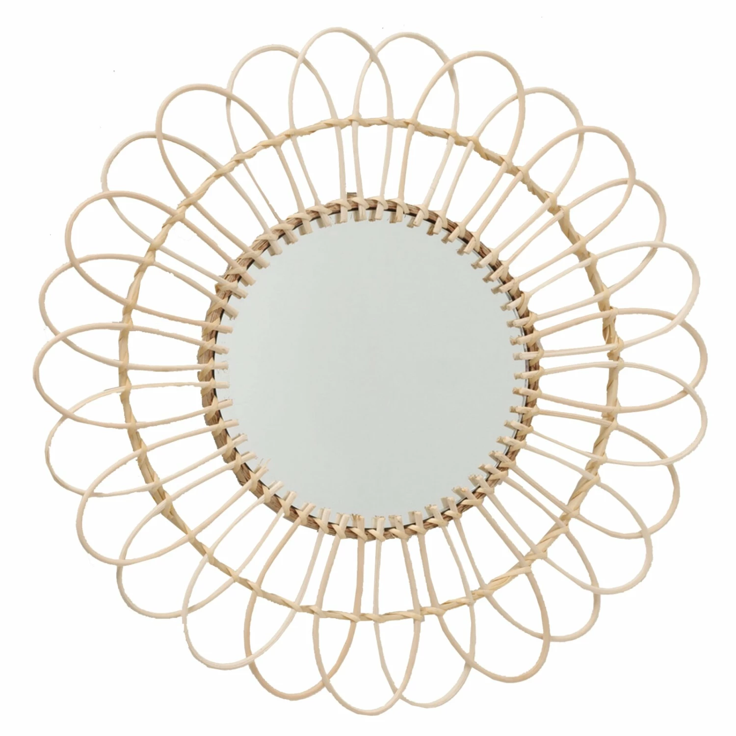 Wandspiegel - natur - Ø 50 cm 3 Wandspiegel - natur - Ø 50 cm