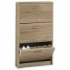 Schuhschrank - Sonoma Eiche - 59 cm breit -Flur & Diele Verkaufsgeschäft 0131005008 1600Wx1600H