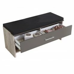 Schuhbank - Sandeiche-Lava - 100 cm -Flur & Diele Verkaufsgeschäft 0131009000 02 1600Wx1600H