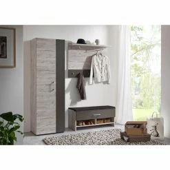 Seitenschrank - Sandeiche-Lava - 60 cm breit -Flur & Diele Verkaufsgeschäft 0131009201 03 1600Wx1600H