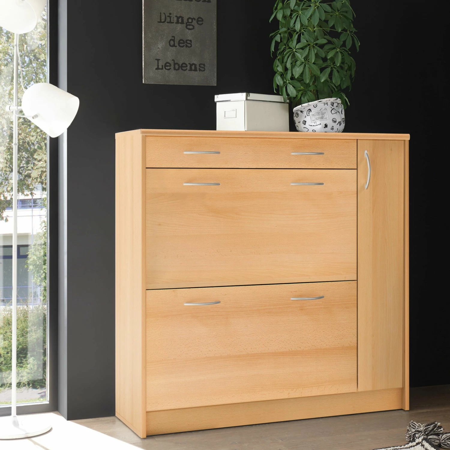 Schuhkipper - Buche - 108 cm breit 6 Schuhkipper - Buche - 108 cm breit – Bild 4