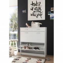 Schuhkipper - weiß - 87 cm breit -Flur & Diele Verkaufsgeschäft 0153012402 05 1600Wx1600H