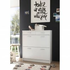 Schuhkipper - weiß - 87 cm breit -Flur & Diele Verkaufsgeschäft 0153012402 06 1600Wx1600H