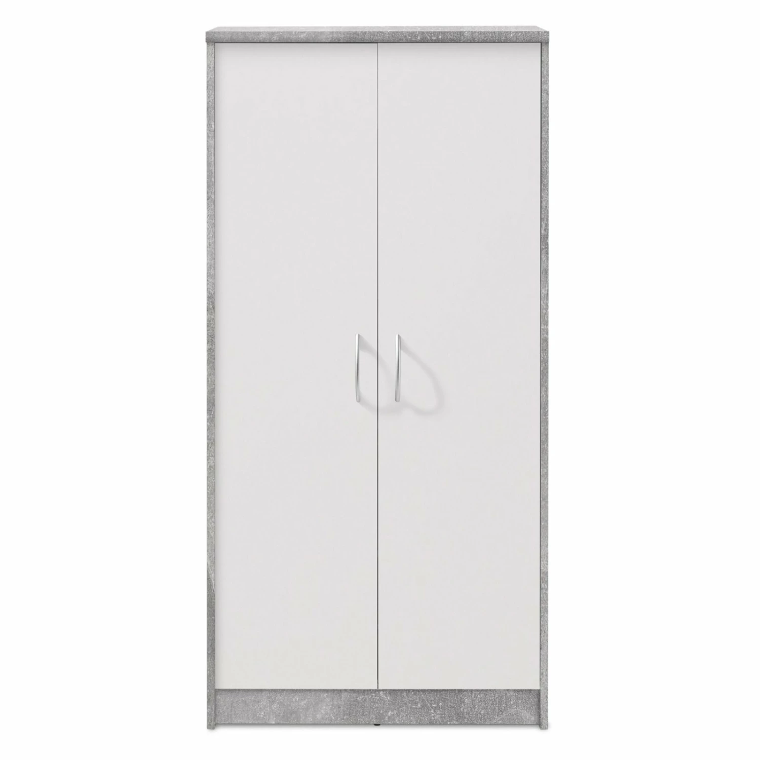 Schrank - Beton-weiß - 148 cm hoch 3 Schrank - Beton-weiß - 148 cm hoch