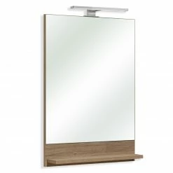 Spiegel - Sanremo Eiche Terra - mit Ablage