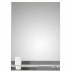 Spiegel - Quarzgrau matt - 50x70 cm -Flur & Diele Verkaufsgeschäft 0287055800 02 1600Wx1600H