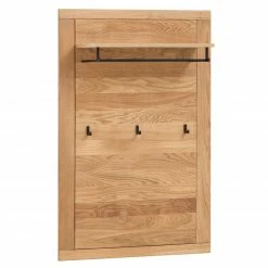 Garderobenpaneel - Eiche - teilmassiv - 120 cm hoch