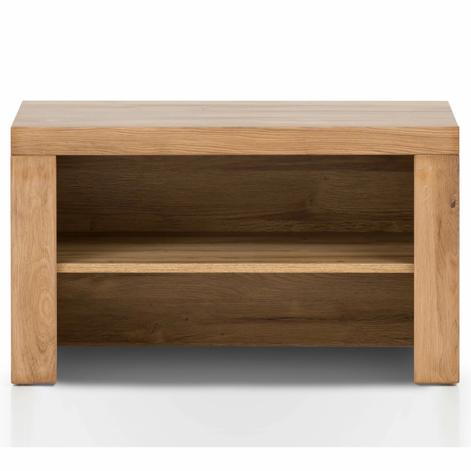 Garderobenbank - Eiche - teilmassiv - 90 cm 4 Garderobenbank - Eiche - teilmassiv - 90 cm – Bild 2