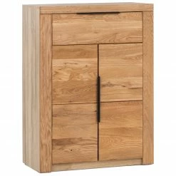 Garderobenkommode - Eiche - teilmassiv - 80 cm