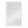 Wandspiegel - weiß - 40x60 cm