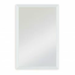 Wandspiegel - weiß - 40x60 cm