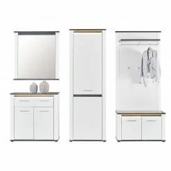 Luca Bessoni Spiegel ALASSIO - weiß-Hochglanz - Matera dunkel - 85x91 cm 9 Luca Bessoni Spiegel ALASSIO - weiß-Hochglanz - Matera dunkel - 85x91 cm -Flur & Diele Verkaufsgeschäft 1016020900 03 1600Wx1600H