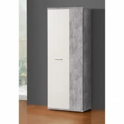 Schuhschrank - Betonoptik-weiß - 5 Einlegeböden -Flur & Diele Verkaufsgeschäft 1023001705 03 1600Wx1600H