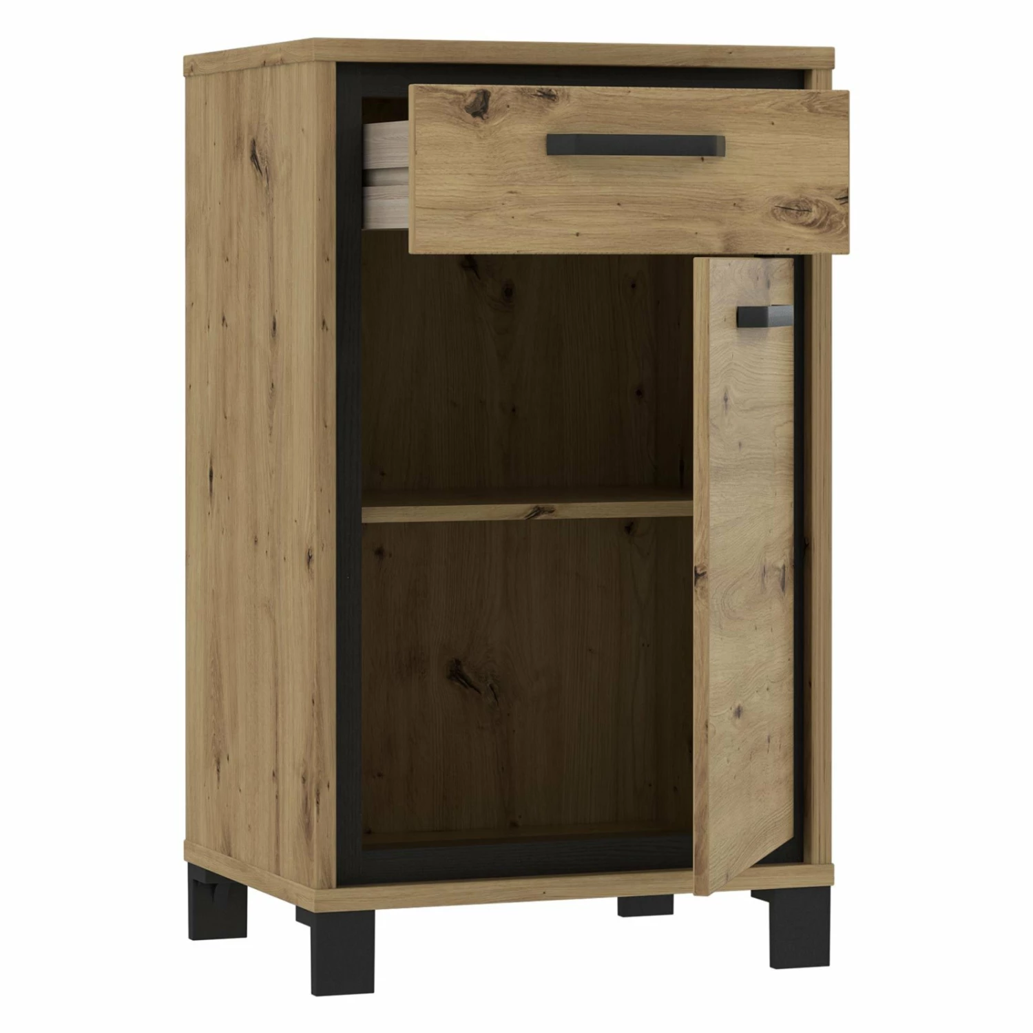 Schuhschrank - Artisan Eiche - 54 cm 4 Schuhschrank - Artisan Eiche - 54 cm – Bild 2