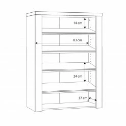 Schuhschrank - Old Wood Vintage-Betonoptik - 86 cm breit 10 Schuhschrank - Old Wood Vintage-Betonoptik - 86 cm breit -Flur & Diele Verkaufsgeschäft 1023016400 04 1600Wx1600H