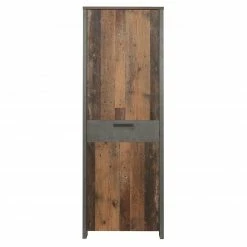 Garderobenschrank - Old Wood Vintage - Betonoptik