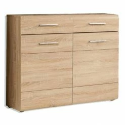 Schuhschrank - Sonoma Eiche - 99,4 cm breit