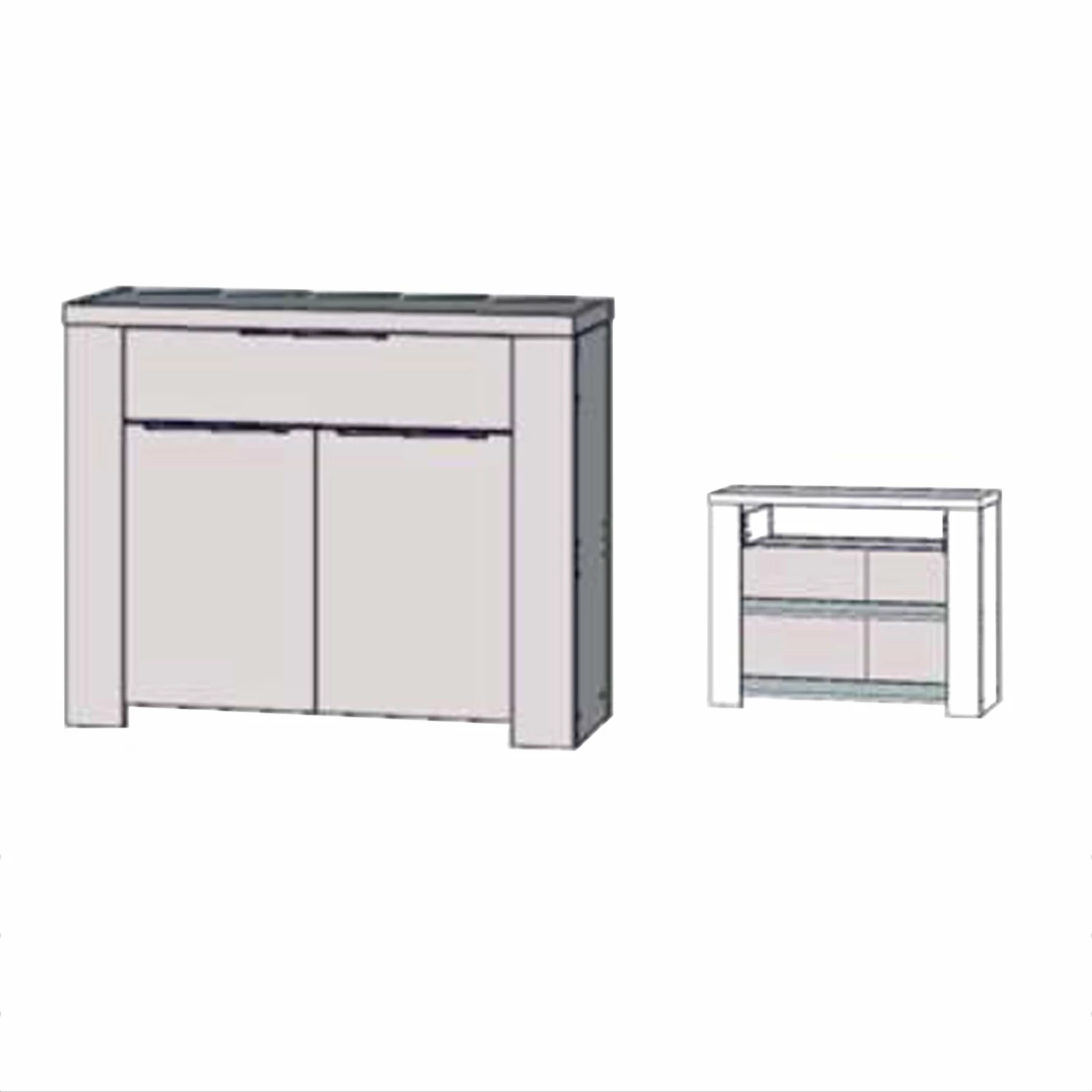 Kommode - Sonoma Eiche - 104 cm breit 4 Kommode - Sonoma Eiche - 104 cm breit – Bild 2