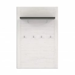 Garderobenpaneel - Pinie weiß - 100 cm breit