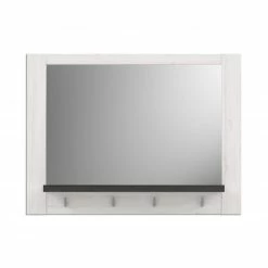 Spiegel - Pinie weiß - mit Ablage