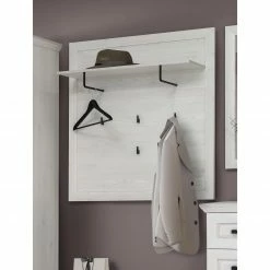 Garderobenpaneel - Sibiu Lärche - weiß -Flur & Diele Verkaufsgeschäft 1023077200 03 1600Wx1600H