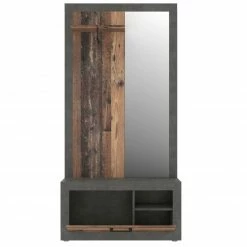 Garderobe - Old Wood Vintage - Beton-Optik - 93 cm -Flur & Diele Verkaufsgeschäft 1023081900 02 1600Wx1600H