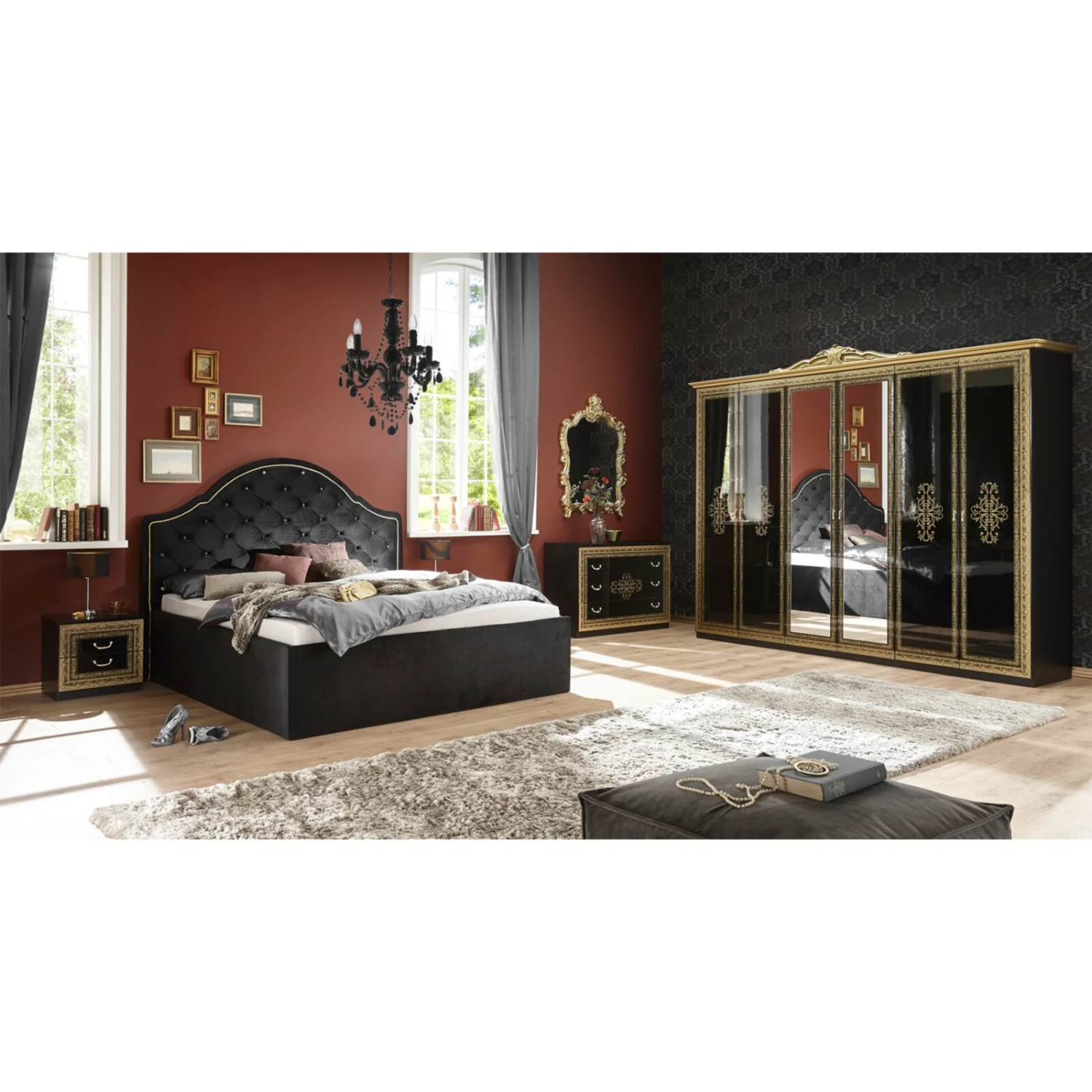 Wandspiegel - gold - 117 cm hoch 5 Wandspiegel - gold - 117 cm hoch – Bild 3