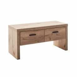 Garderobenbank - Viking Oak - 2 Schubkästen - 91 cm