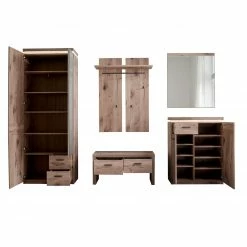 Kommode - Viking Oak - LED-Beleuchtung - 75 cm -Flur & Diele Verkaufsgeschäft 1189006700 08 1600Wx1600H