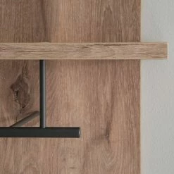 Garderobenpaneel - Viking Oak - mit Kleiderstange - 4 Haken -Flur & Diele Verkaufsgeschäft 1189006800 03 1600Wx1600H