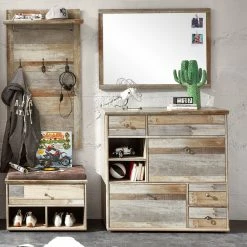 Schuhschrank - Driftwood - 99 cm breit -Flur & Diele Verkaufsgeschäft 1226007100 02 1600Wx1600H