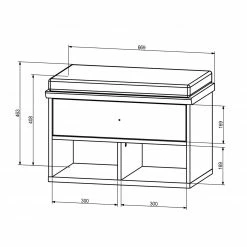 Garderobenbank - Driftwood - mit Kissen 7 Garderobenbank - Driftwood - mit Kissen -Flur & Diele Verkaufsgeschäft 1226007400 03 1600Wx1600H