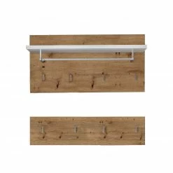 2-teiliges Garderobenpaneel LIRO - Artisan Eiche