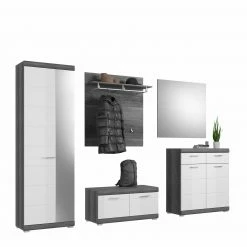 Garderobenbank SCOUT - Rauchsilber - weiß Hochglanz - 90 cm 10 Garderobenbank SCOUT - Rauchsilber - weiß Hochglanz - 90 cm -Flur & Diele Verkaufsgeschäft 1331002400 04 1600Wx1600H