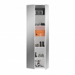 Garderobenschrank PROJEKT X - weiß - mit Spiegel - 61 cm breit -Flur & Diele Verkaufsgeschäft 1331004400 08 1600Wx1600H