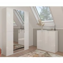 Garderobenkommode PROJEKT X - weiß - 30 cm breit -Flur & Diele Verkaufsgeschäft 1331005700 07 1600Wx1600H