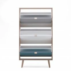 Schuhkipper CUBA - Sonoma Eiche - tricolor- 70 cm breit -Flur & Diele Verkaufsgeschäft 1332003600 04 1600Wx1600H