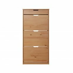 Schuhkipper - natur - Kiefer massiv - 60 cm breit