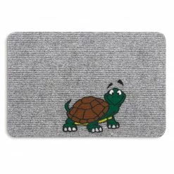 Fußmatte - grau - Schildkröte - 40x60 cm
