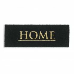 Fußmatte - schwarz - Welcome Home - 26x75 cm