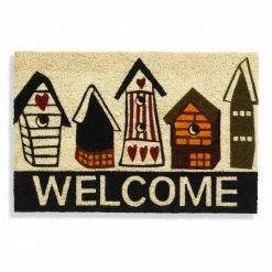 Kokos-Fußmatte - Welcome Birdhouses - 40x60 cm