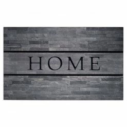 Fußmatte - grau - Home - 45x75 cm