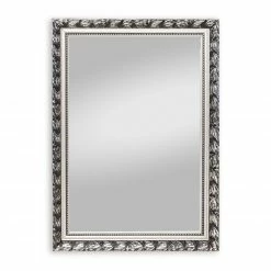 Wandspiegel - silber - mit Aufhängung - 55x70 cm