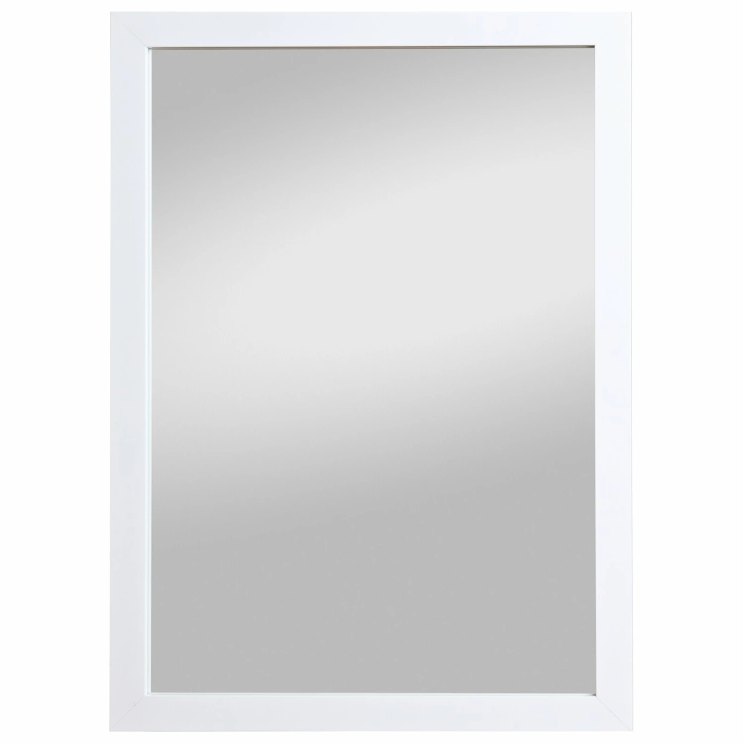 Wandspiegel - weiß-glanz - 48x68 cm 3 Wandspiegel - weiß-glanz - 48x68 cm