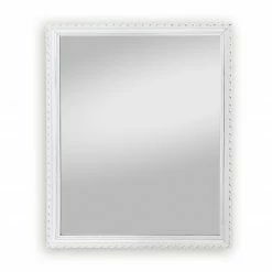 Wandspiegel - weiß - 34x45 cm