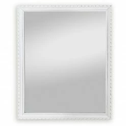 Wandspiegel - weiß - 45x55 cm