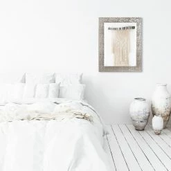 Rahmenspiegel - silber - Pailetten - 55x70 cm -Flur & Diele Verkaufsgeschäft 2728005201 03 1600Wx1600H