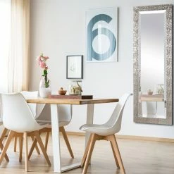 Rahmenspiegel - silber - Pailletten - 50x150 cm -Flur & Diele Verkaufsgeschäft 2728005301 03 1600Wx1600H