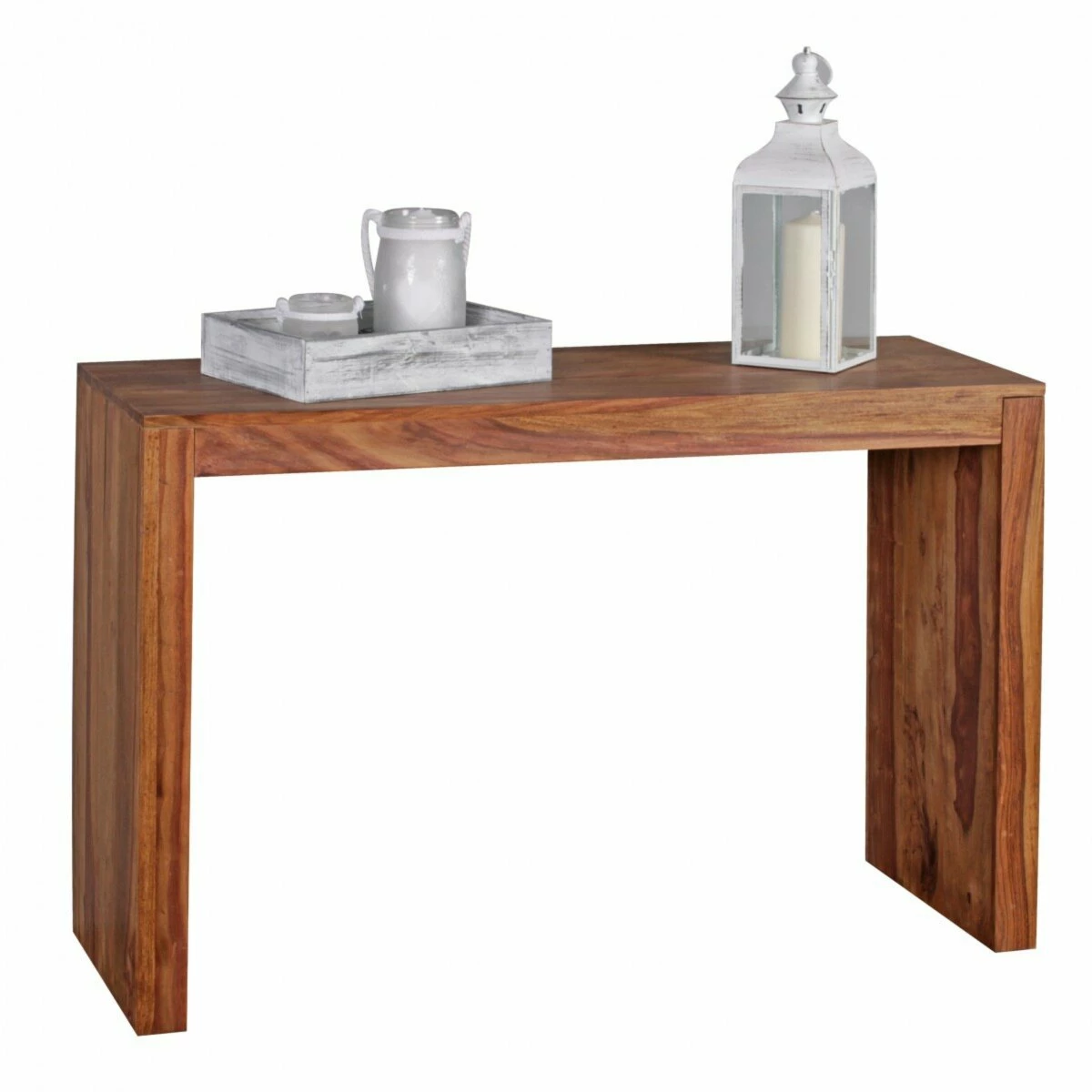 Konsolentisch - Sheesham massiv gebeizt - 115 cm breit 3 Konsolentisch - Sheesham massiv gebeizt - 115 cm breit