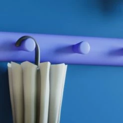 Garderobe STIFTO - blau - 3 Haken -Flur & Diele Verkaufsgeschäft 9002748700 03 1600Wx1600H